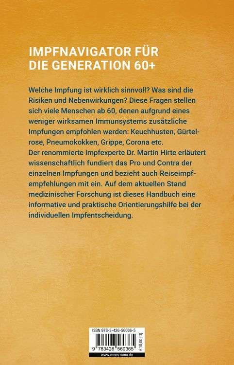 Produktbild: Impfen ab 60