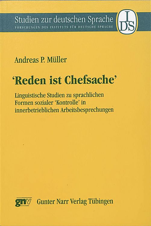 Produktbild: 'Reden ist Chefsache'