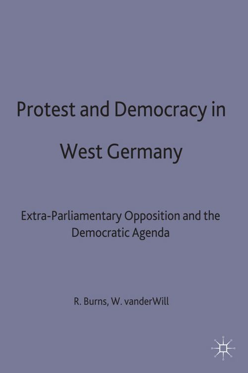 Produktbild: Protest and Democracy in West Germany