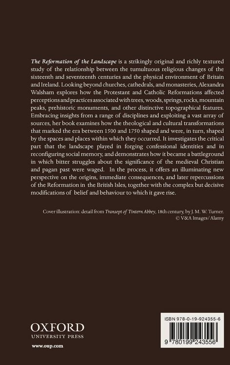 Produktbild: The Reformation of the Landscape