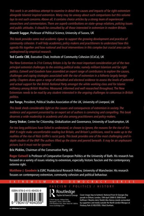 Produktbild: The New Extremism in 21st Century Britain