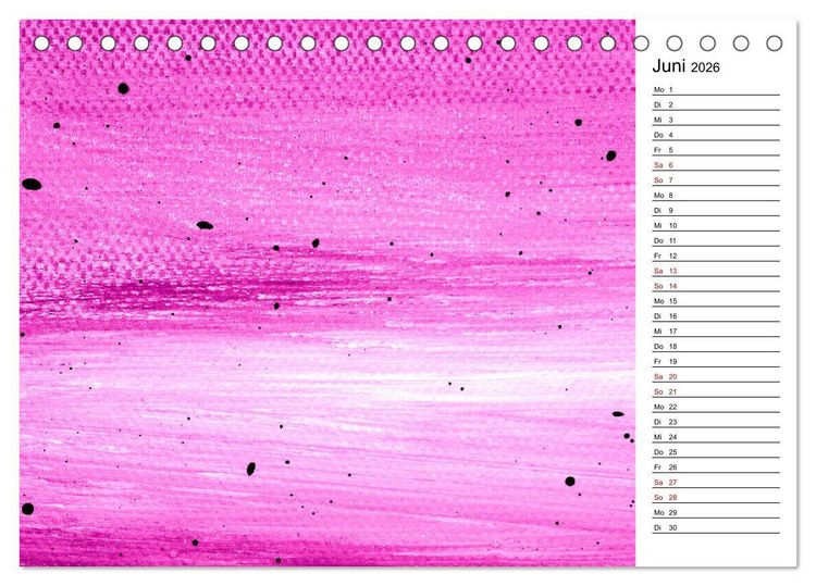 Produktbild: Mein bunter DIY-Bastelkalender (Tischkalender 2026 DIN A5 quer), CALVENDO Monatskalender