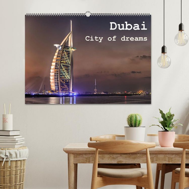 Produktbild: Dubai - City of dreams (Wandkalender 2026 DIN A2 quer), CALVENDO Monatskalender