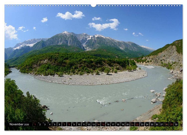 Produktbild: Landschaften in Albanien (Wandkalender 2026 DIN A2 quer), CALVENDO Monatskalender