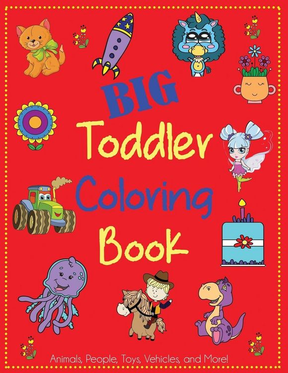 Produktbild: Big Toddler Coloring Book