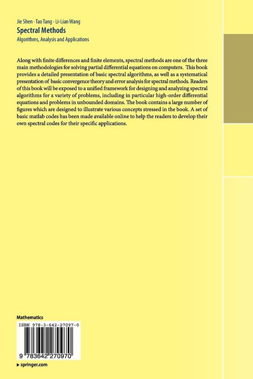 Produktbild: Spectral Methods