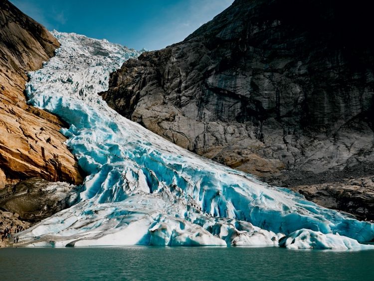 Produktbild: CALVENDO Puzzle Der Briksdalsbreen - eine der Attraktionen der Region Sogn og Fjordane | 1000 Teile Lege-Gr&ouml;&szlig;e 64 &times; 48 cm Foto-Puzzle f&uuml;r gl&uuml;ckliche Stunden