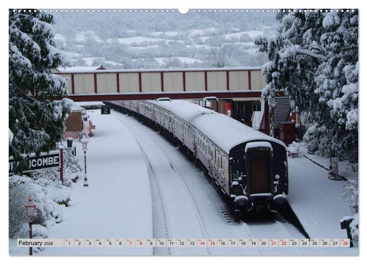 Produktbild: Snow Scenes (High Quality Premium Wall Calendar 2026 DIN A2 landscape),CALVENDO 12 Month Wall Calendar
