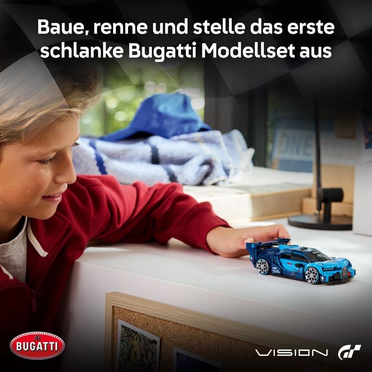 Produktbild: LEGO 77253 Speed Champions Bugatti Vision Gran Turismo Hypersportwagen