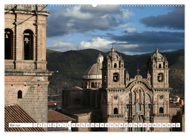 Produktbild: S&Uuml;DAMERIKA Eine Bilderreise durch Argentinien, Bolivien, Peru und Chile 2026 (hochwertiger Premium Wandkalender 2026 DIN A2 quer), Kunstdruck in Hochglanz