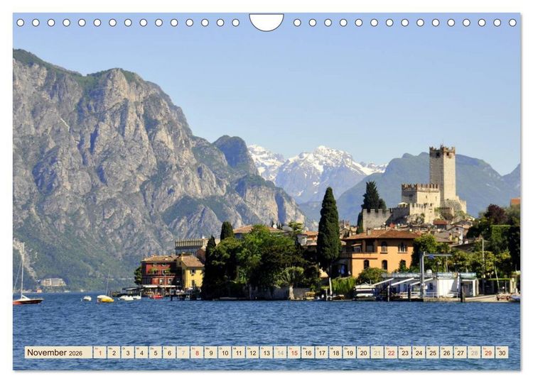 Produktbild: Impressionen vom Gardasee (Wandkalender 2026 DIN A4 quer), CALVENDO Monatskalender