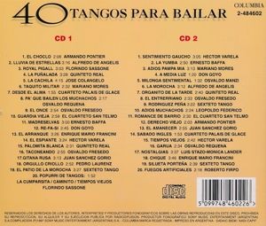 Produktbild: 40 Tangos Para Bailar 1 (2CD)