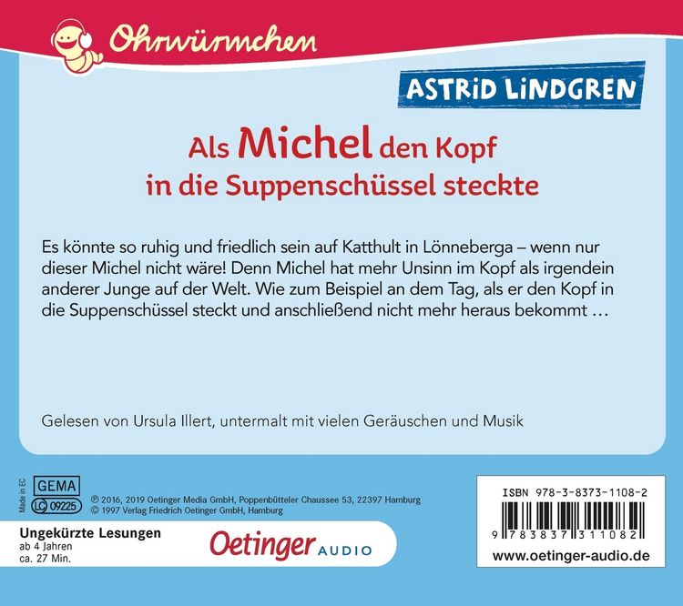Produktbild: Als Michel den Kopf in die Suppensch&uuml;ssel steckte