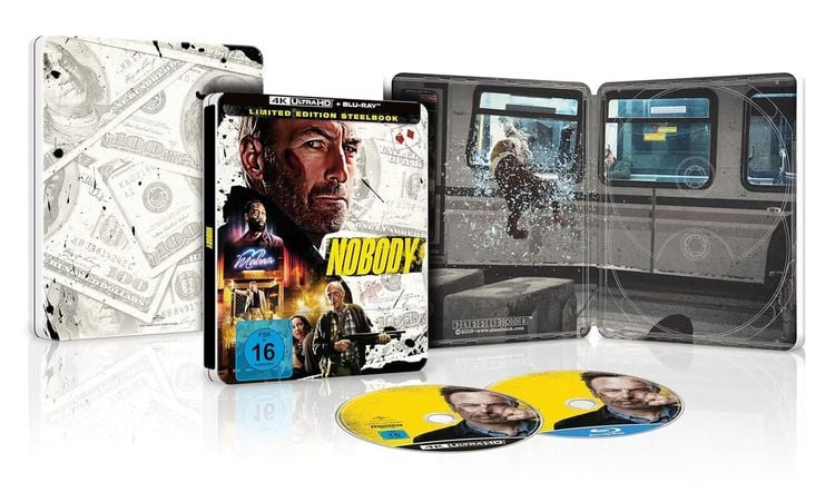 Produktbild: NOBODY - Steelbook - Limited Edition (4K Ultra HD) (+ Blu-ray)