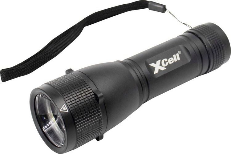 Produktbild: XCell 146362 146362 LED Taschenlampe mit Handschlaufe, mit Holster, mit Stroboskopmodus batteriebetrieben 500 lm 7 h 179 g