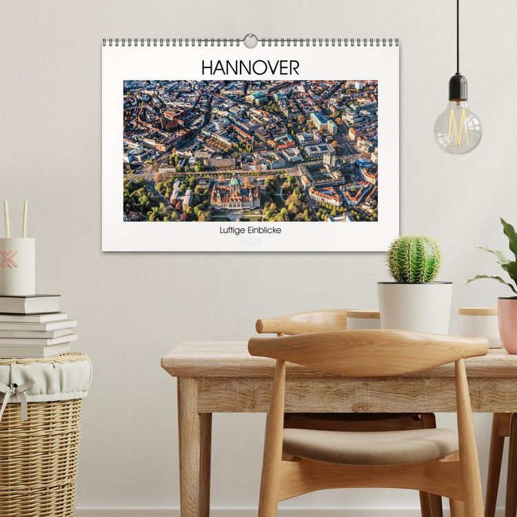 Produktbild: Hannover - Luftige Einblicke (Wandkalender 2026 DIN A3 quer), CALVENDO Monatskalender
