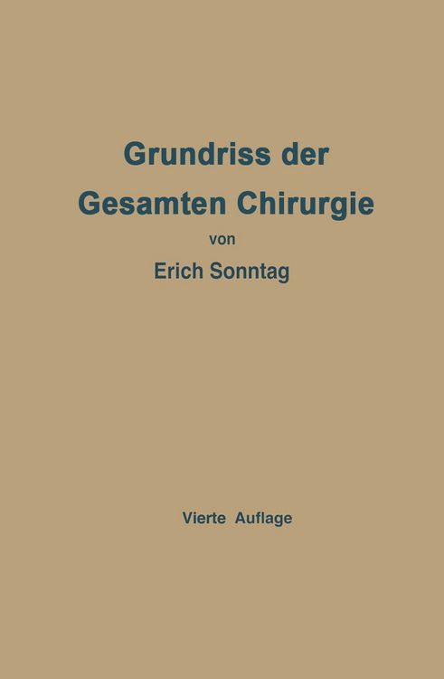 Produktbild: Grundriss der Gesamten Chirurgie