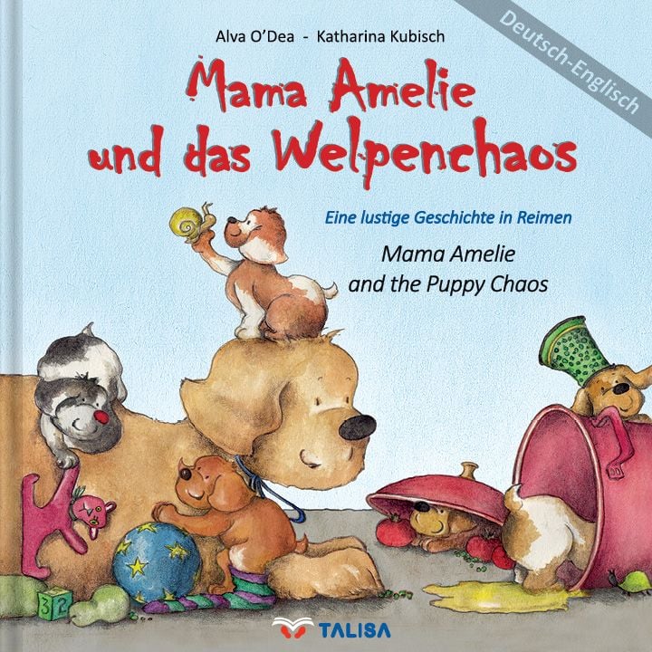Produktbild: Mama Amelie und das Welpenchaos/Deutsch-Englisch