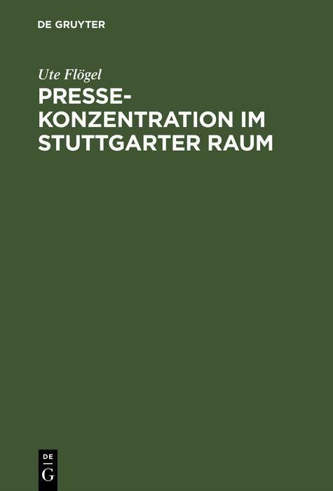 Produktbild: Pressekonzentration im Stuttgarter Raum