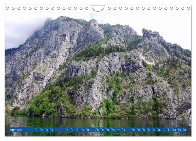 Produktbild: Der Berg und sein See (Wandkalender 2026 DIN A4 quer), CALVENDO Monatskalender