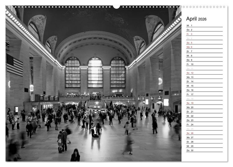 Produktbild: New York (Wandkalender 2026 DIN A2 quer), CALVENDO Monatskalender