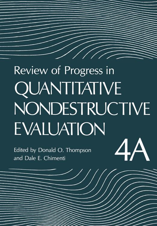 Produktbild: Review of Progress in Quantitative Nondestructive Evaluation
