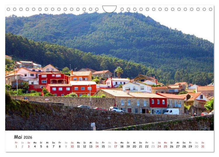 Produktbild: Camino Portugues - Jakobsweg (Wandkalender 2026 DIN A4 quer), CALVENDO Monatskalender