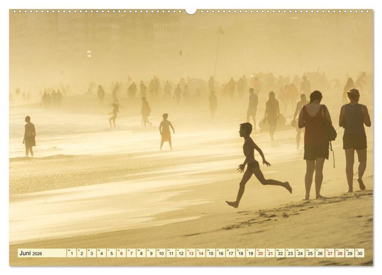 Produktbild: An Rio's Str&auml;nden (hochwertiger Premium Wandkalender 2026 DIN A2 quer), Kunstdruck in Hochglanz