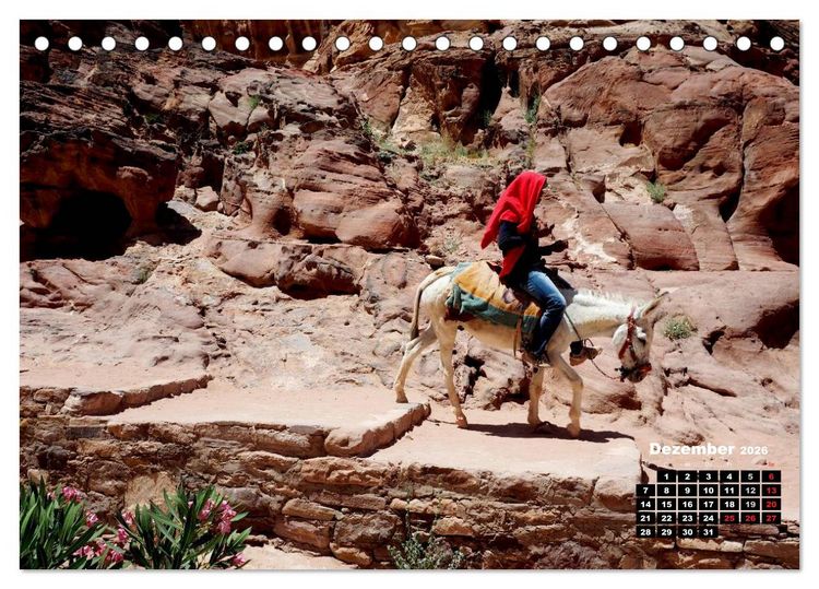 Produktbild: Petra - Felsenstadt in der W&uuml;ste (Tischkalender 2026 DIN A5 quer), CALVENDO Monatskalender