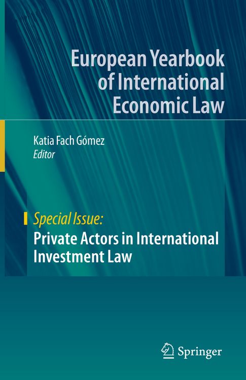Produktbild: Private Actors in International Investment Law