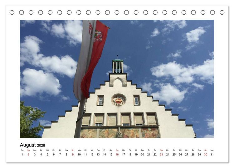 Produktbild: Weingarten und Umgebung 2026 (Tischkalender 2026 DIN A5 quer), CALVENDO Monatskalender