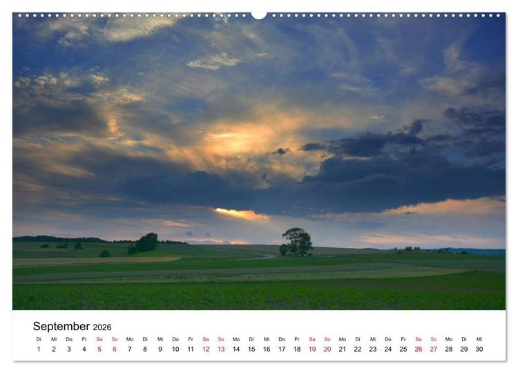 Produktbild: SCHW&Auml;BISCH-BADISCHE LANDSCHAFTEN (Wandkalender 2026 DIN A2 quer), CALVENDO Monatskalender