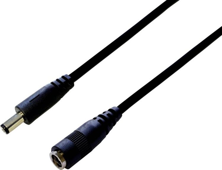 Produktbild: BKL Electronic 072069 Niedervolt-Verl&auml;ngerungskabel Niedervolt-Stecker - Niedervolt-Buchse 5.5 mm 2.5 mm 5.5 mm 2.5 mm 3.00 m 1 St.