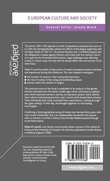 Produktbild: Women In Late Medieval and Reformation Europe 1200-1550