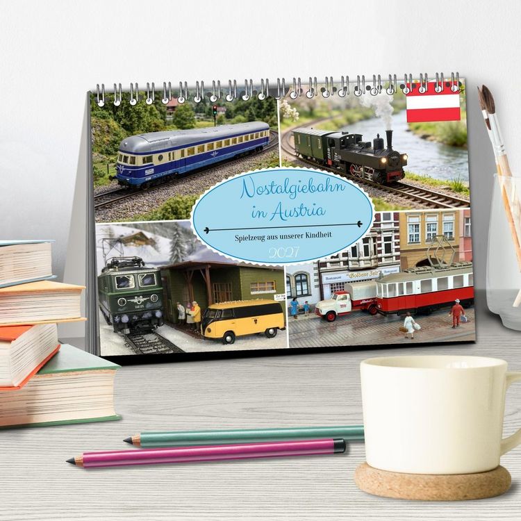 Produktbild: Nostalgiebahn in Austria (Tischkalender 2027 DIN A5 quer), CALVENDO Monatskalender