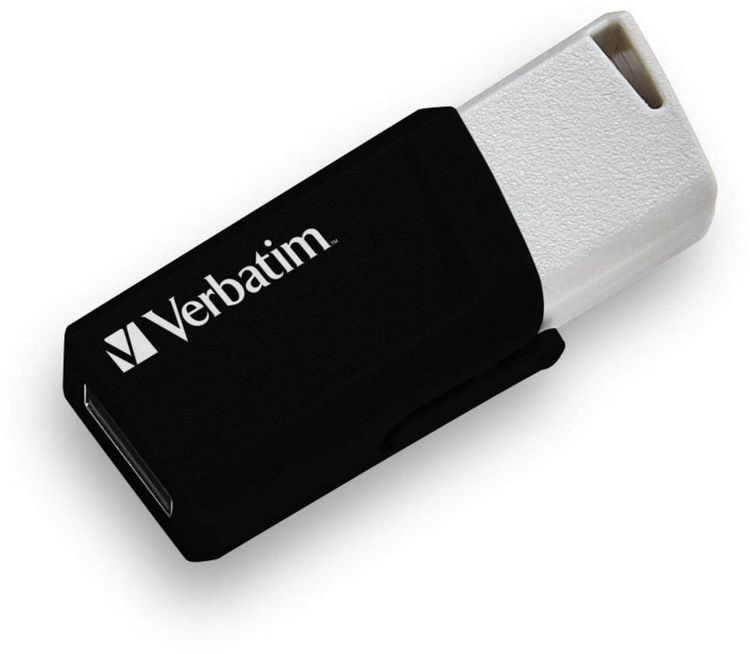 Produktbild: VERBATIM USB 3.2 Drive 32GB Store'n Click, schwarz