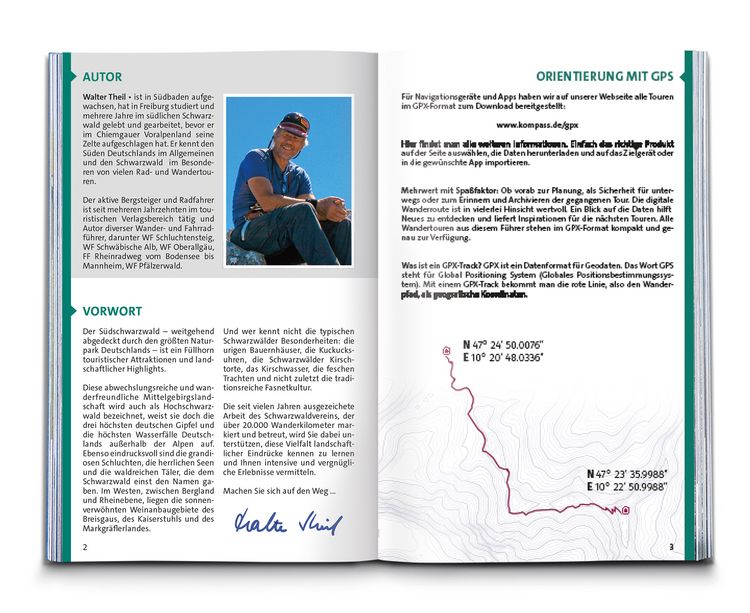 Produktbild: KOMPASS Wanderf&uuml;hrer Schwarzwald S&uuml;d mit Naturpark, Kaiserstuhl und Markgr&auml;flerland, 60 Touren