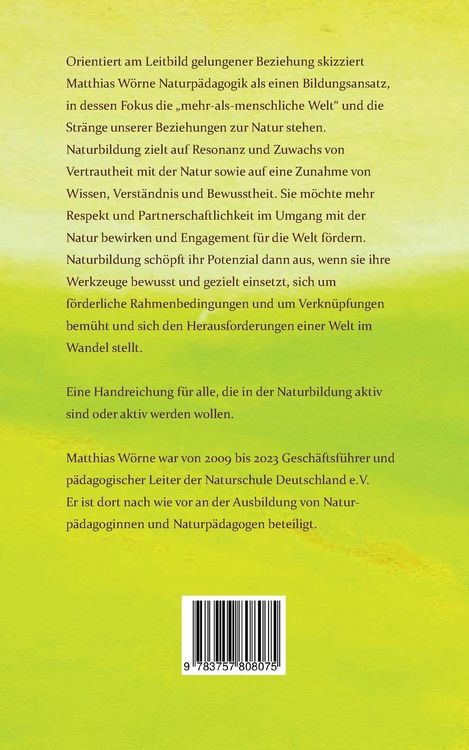 Produktbild: Naturp&auml;dagogik