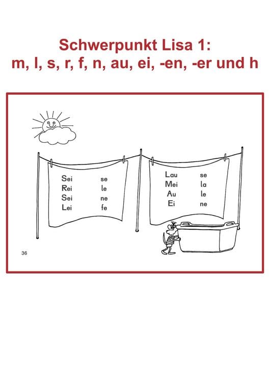 Produktbild: Lesen mit Lisa - Heft 1