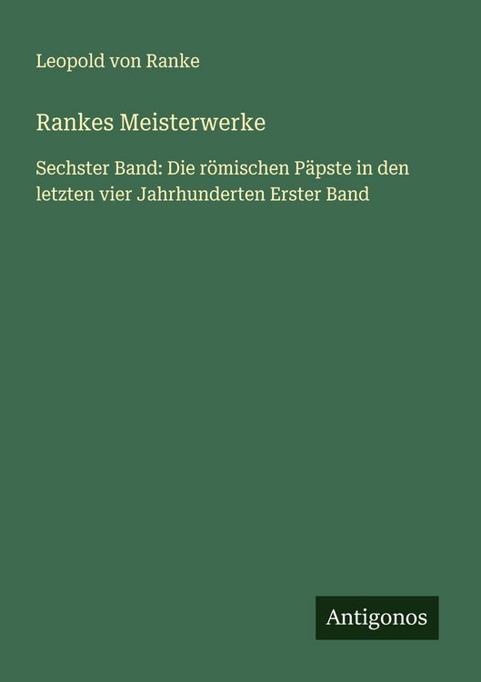Produktbild: Rankes Meisterwerke