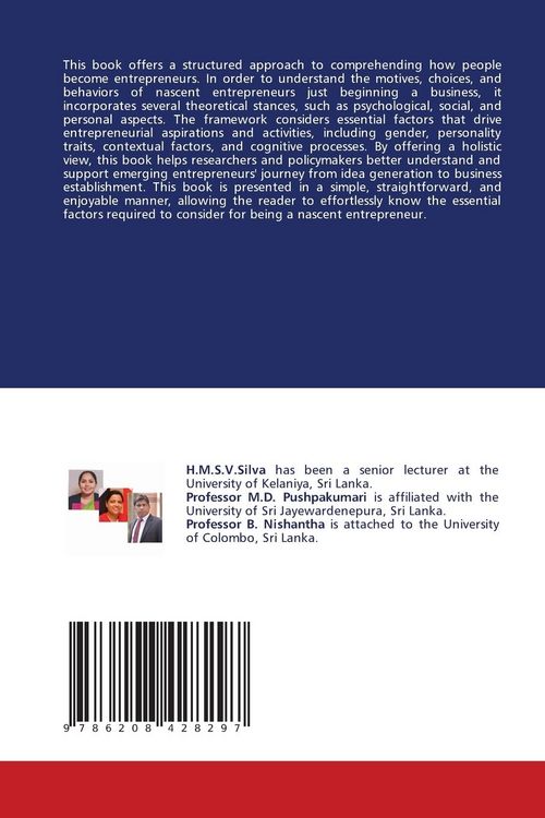 Produktbild: Integrated Conceptual Framework For Nascent Entrepreneurial Behavior