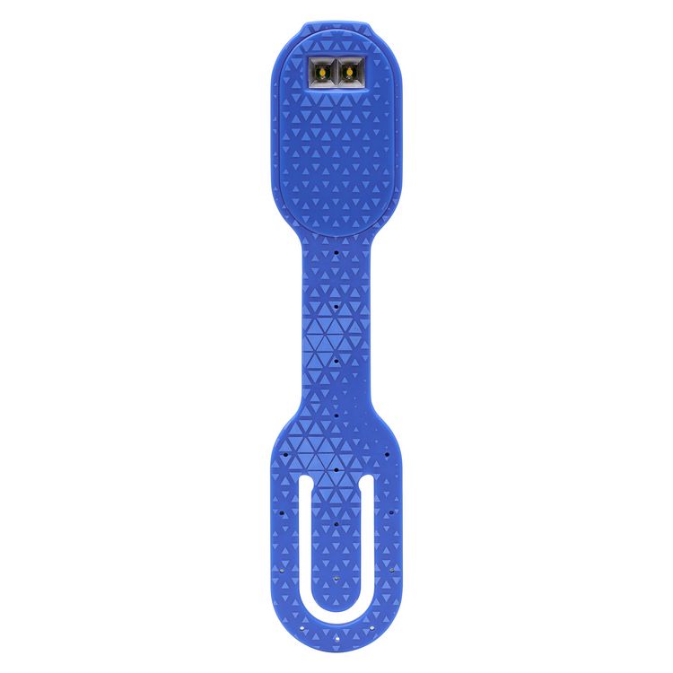 Produktbild: Flexilight RC (Blue Hexagonal) - wiederaufladbares Leselicht - 2 in 1 Leselampe & Lesezeichen - LED Leselicht - Geschenk für Leser, Buchliebhaber - De