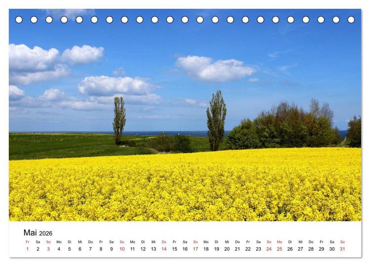Produktbild: Ostseek&uuml;ste 2026 (Tischkalender 2026 DIN A5 quer), CALVENDO Monatskalender