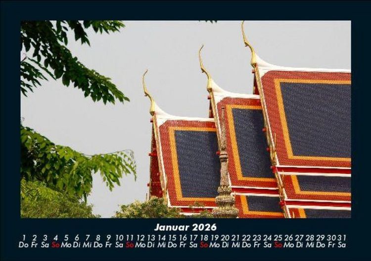 Produktbild: Tempel 2026 Fotokalender DIN A5