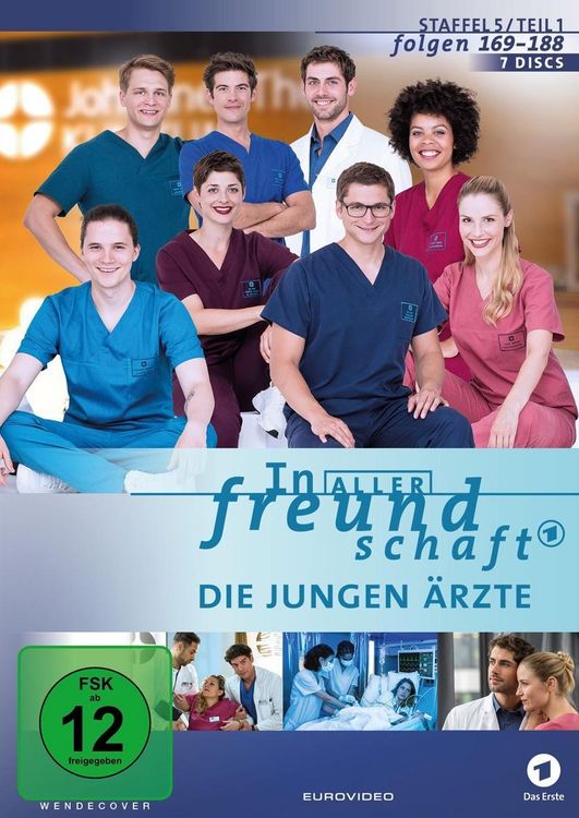 Produktbild: In aller Freundschaft - Die jungen &Auml;rzte - Staffel 5.1/Folgen 169-188 [7 DVDs]