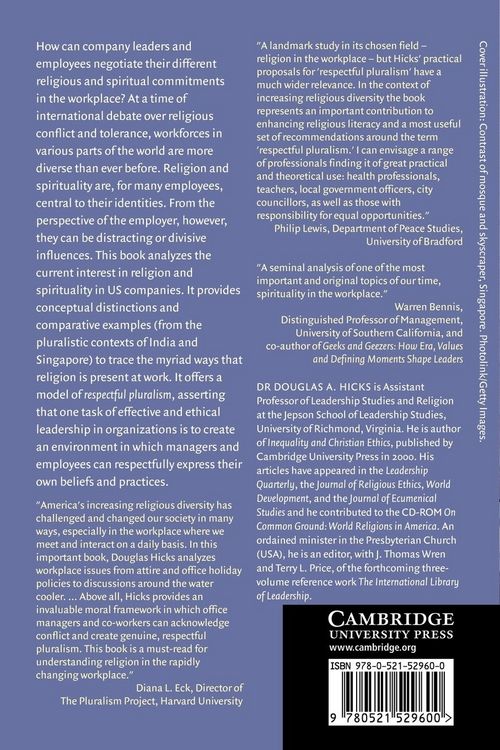 Produktbild: Religion and the Workplace