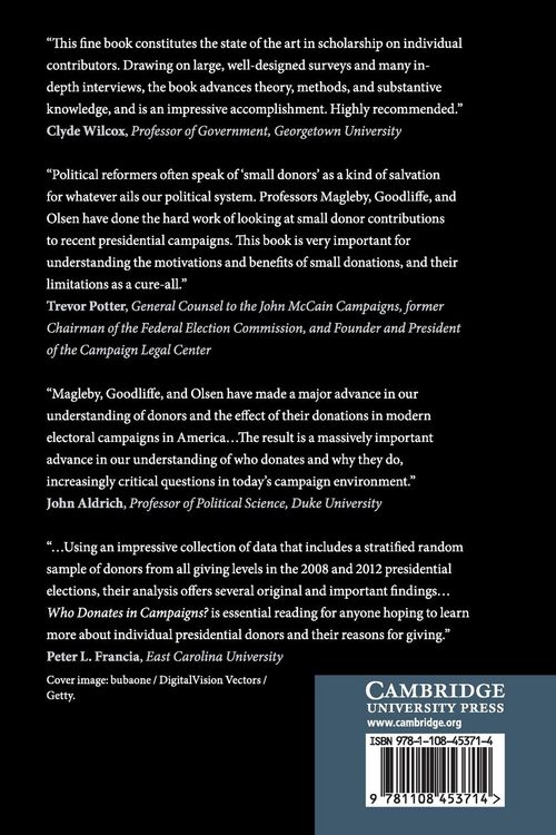 Produktbild: Who Donates in Campaigns?