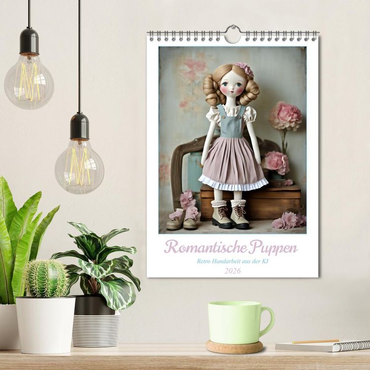 Produktbild: Romantische Puppen (Wandkalender 2026 DIN A4 hoch), CALVENDO Monatskalender