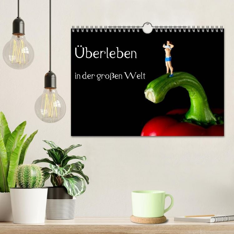 Produktbild: &Uuml;berleben in der gro&szlig;en Welt - HO Figuren (Wandkalender 2026 DIN A4 quer), CALVENDO Monatskalender