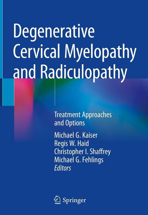Produktbild: Degenerative Cervical Myelopathy and Radiculopathy